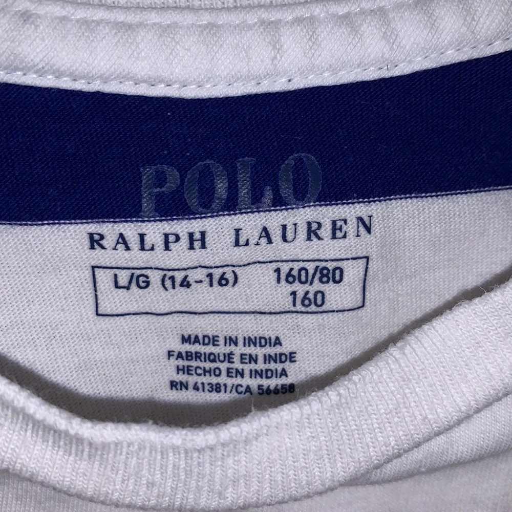 Ralph Lauren Boys Logo Striped Cotton Jersey‎ T-Shirt